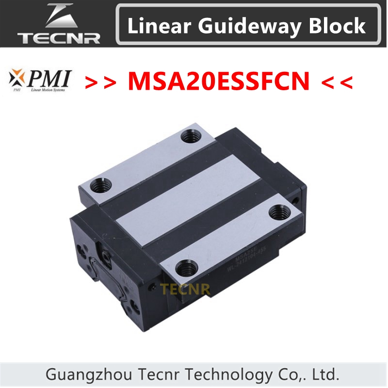븸 PMI  ̵  ̵ ĳ  MSA20E CNA    MSA20ESSFCN ̴/Taiwan PMI linear guideway slide carriage block MSA20E MSA20ESSFCN slider for CN